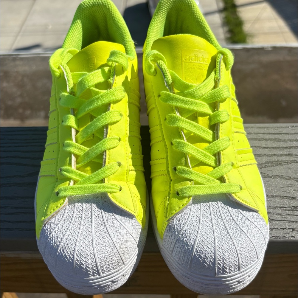 Adidas Bright Lime Green Sneakers